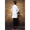 High quality Embroidered Overcoat floral trench coat for Middle East pretty lady